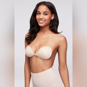 NuBra Beige Backless, Strapless, Self-Adhesive Bra Size C NIB